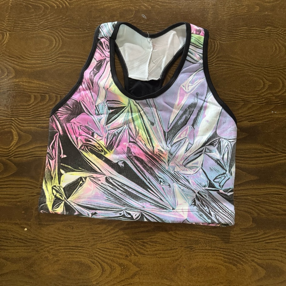 Crop Top Sports Bra - Size Medium